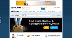 Desktop Screenshot of gymnastics.isport.com
