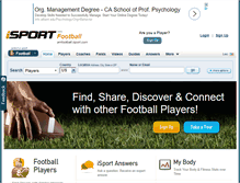 Tablet Screenshot of amfootball.isport.com