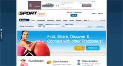 Desktop Screenshot of pilates.isport.com