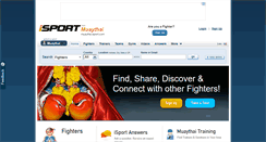 Desktop Screenshot of muaythai.isport.com