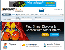 Tablet Screenshot of muaythai.isport.com