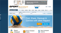 Desktop Screenshot of beachvolleyball.isport.com
