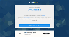 Desktop Screenshot of isport.ie