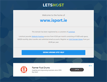 Tablet Screenshot of isport.ie