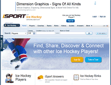 Tablet Screenshot of icehockey.isport.com