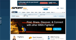 Desktop Screenshot of mma.isport.com