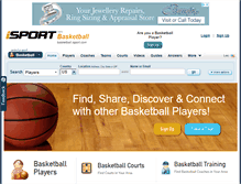 Tablet Screenshot of basketball.isport.com
