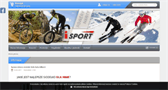 Desktop Screenshot of isport.pl