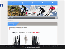 Tablet Screenshot of isport.pl