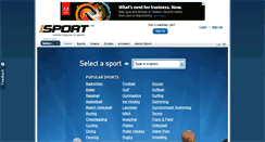 Desktop Screenshot of isport.com